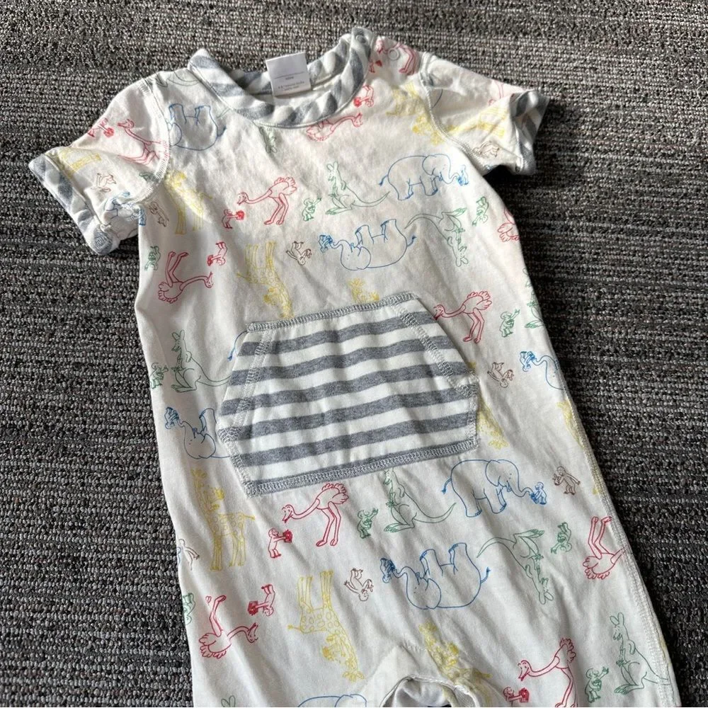 Hanna Andersson Curious George Unisex One Piece 2T‎